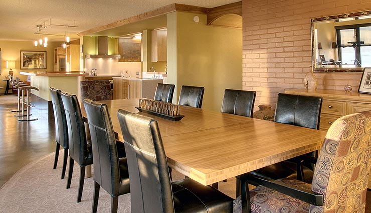 Mucci Truckess Architecture: Furnishings - Bamboo Dining Table