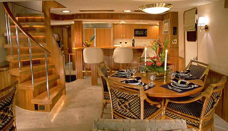 Mucci Truckess Architecture: Yachts - Princess Mary -  Dining Salon