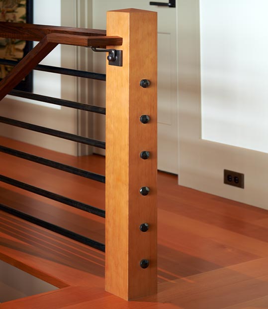 Mucci Truckess Architecture: Details - Newel Post and Railing