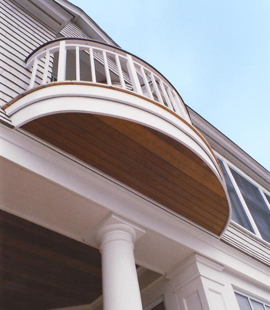 Mucci Truckess Architecture: Details - Sound View Balcony