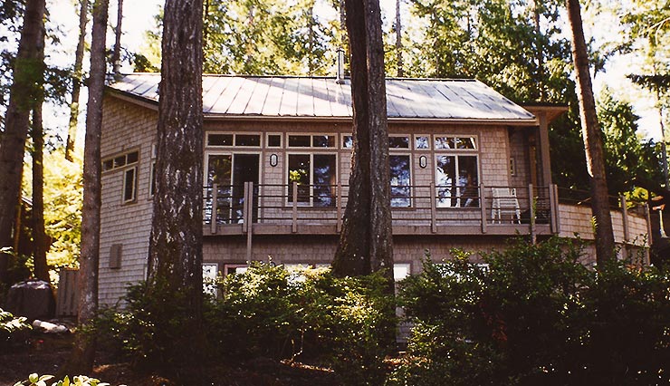 Mucci Truckess Architecture: Harstine Island Cabin - North Elevation